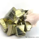 Pyrite and Manganocalcite (Fluorescent) - image 1