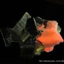 Pyrite and Manganocalcite (Fluorescent) - image 8