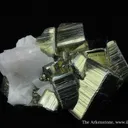 Pyrite and Manganocalcite (Fluorescent) - image 3