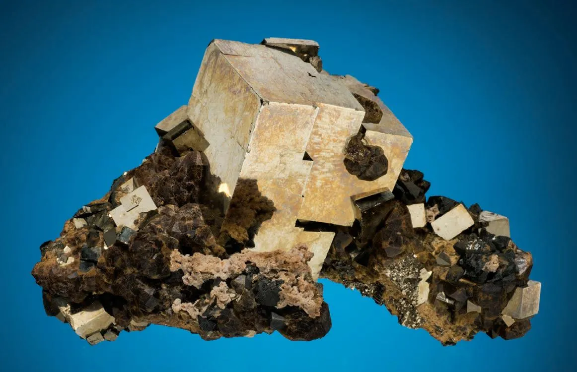 Pyrite, Andradite - image 1