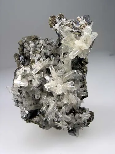 Pyrite, Anhydrite, Calcite, Galena image
