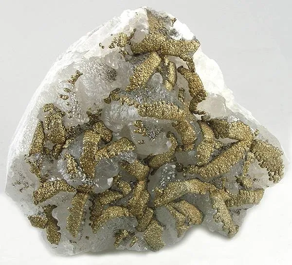 Pyrite, Calcite image