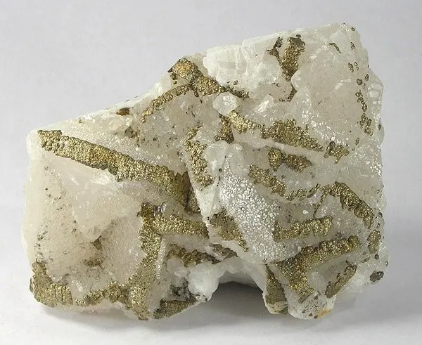 Pyrite, Calcite image