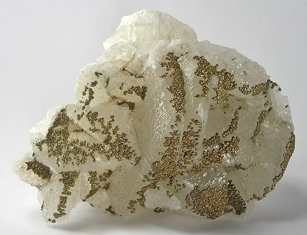 Pyrite, Calcite image