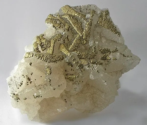 Pyrite, Calcite image