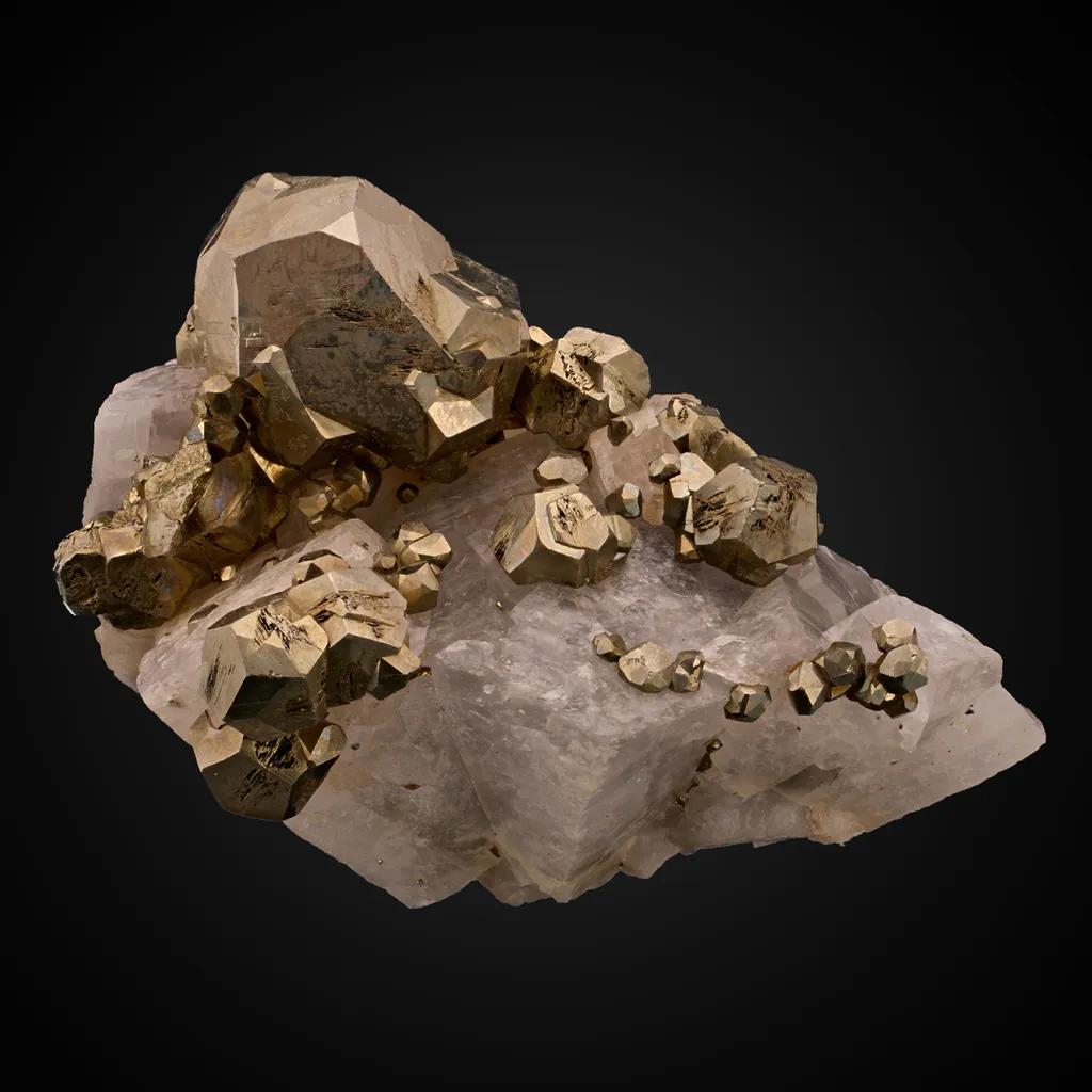 Pyrite, Calcite image