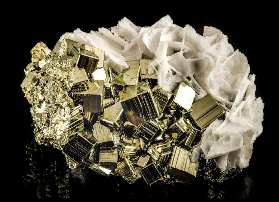 Pyrite, Calcite image
