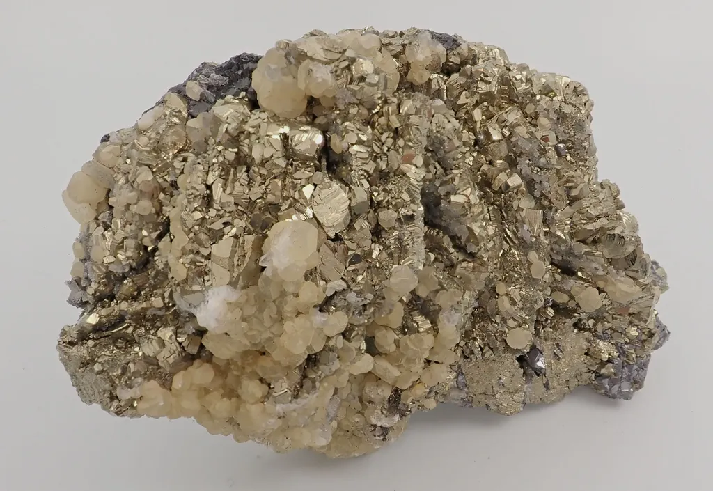 Pyrite, Calcite and Galena image