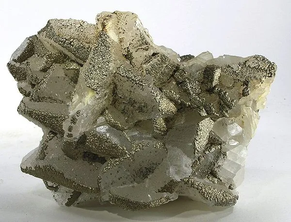 Pyrite, Calcite image