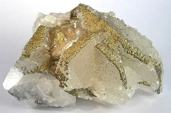 Pyrite, Calcite image