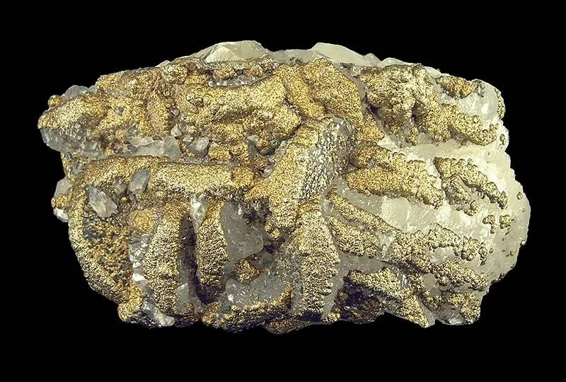 Pyrite, Calcite image
