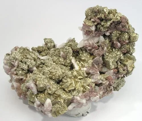 Pyrite, Calcite image