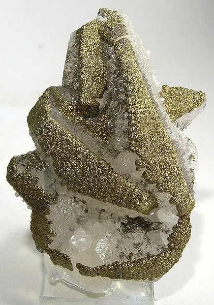 Pyrite, Calcite image