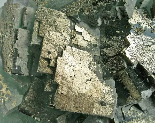 Pyrite, Calcite, Fluorite - image 2