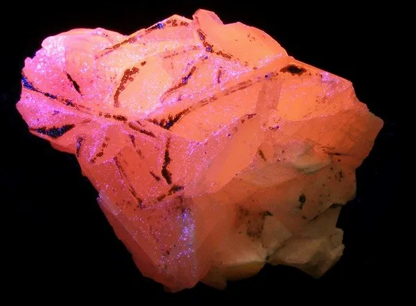 Pyrite, Calcite (Var: Manganoan Calcite) - image 2