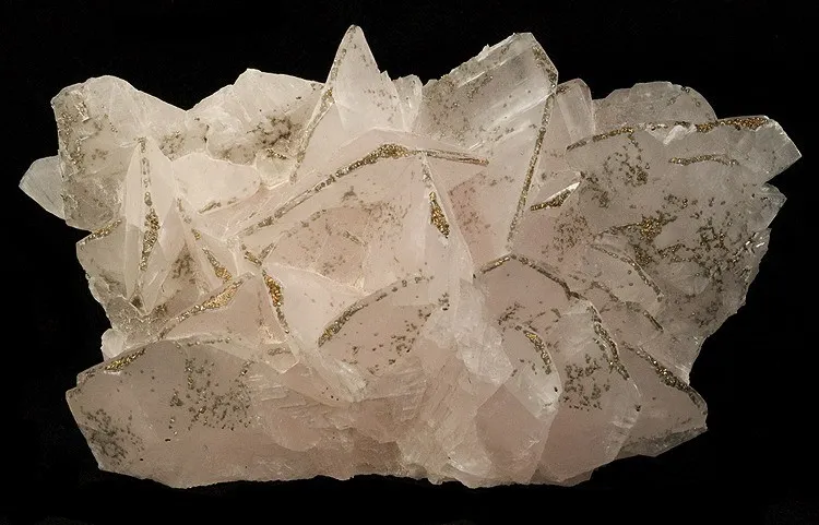 Pyrite, Calcite (Var: Manganoan Calcite) - image 1