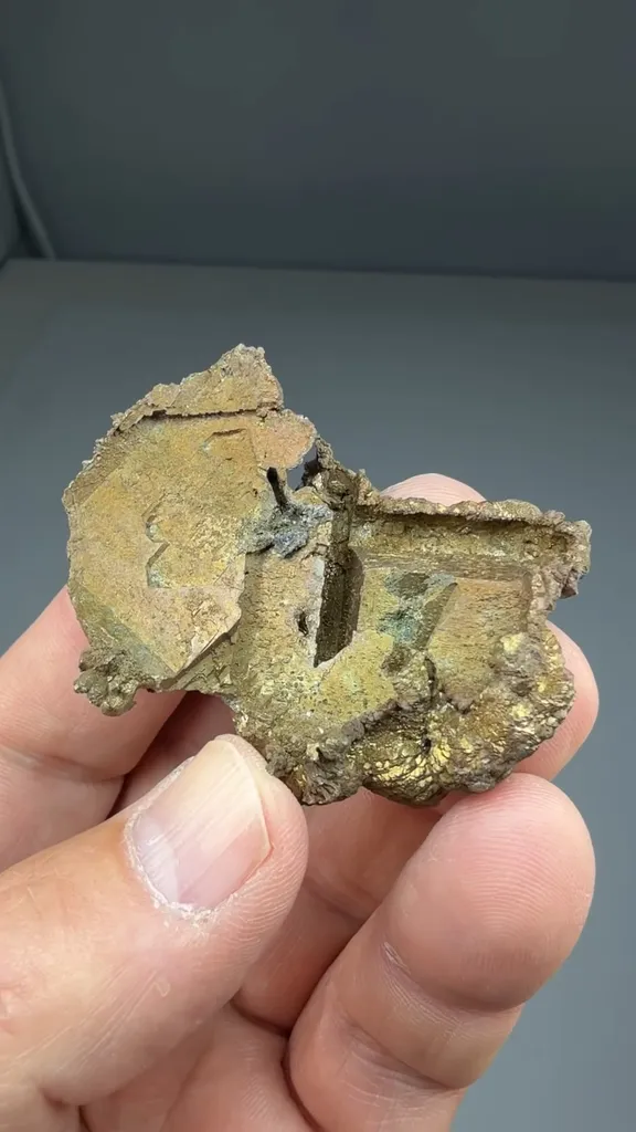 Pyrite casts after Anhydrite - image 2