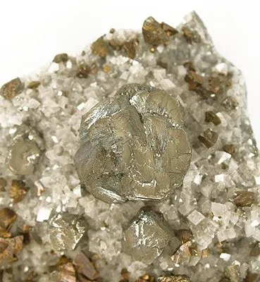 Pyrite, Chalcopyrite, Dolomite - image 2