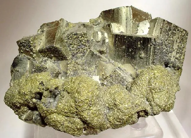 Pyrite, Chalcopyrite, Sphalerite image