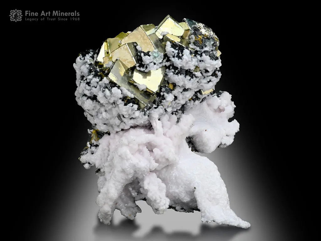 Pyrite Cluster on Matrix from China image