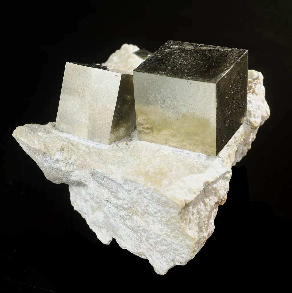 Pyrite Cube from Spain Natural Mineral Specimen image