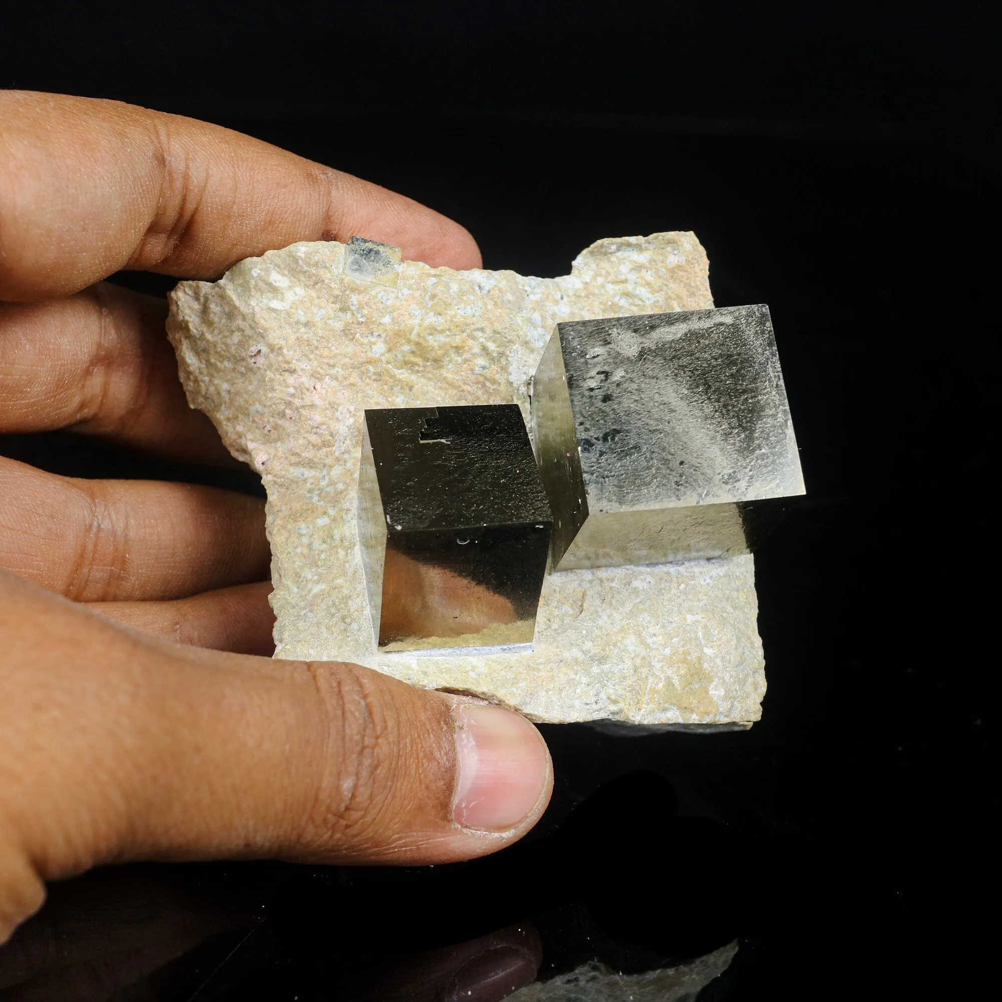 Pyrite Cube from Spain Natural Mineral Specimen - image 3