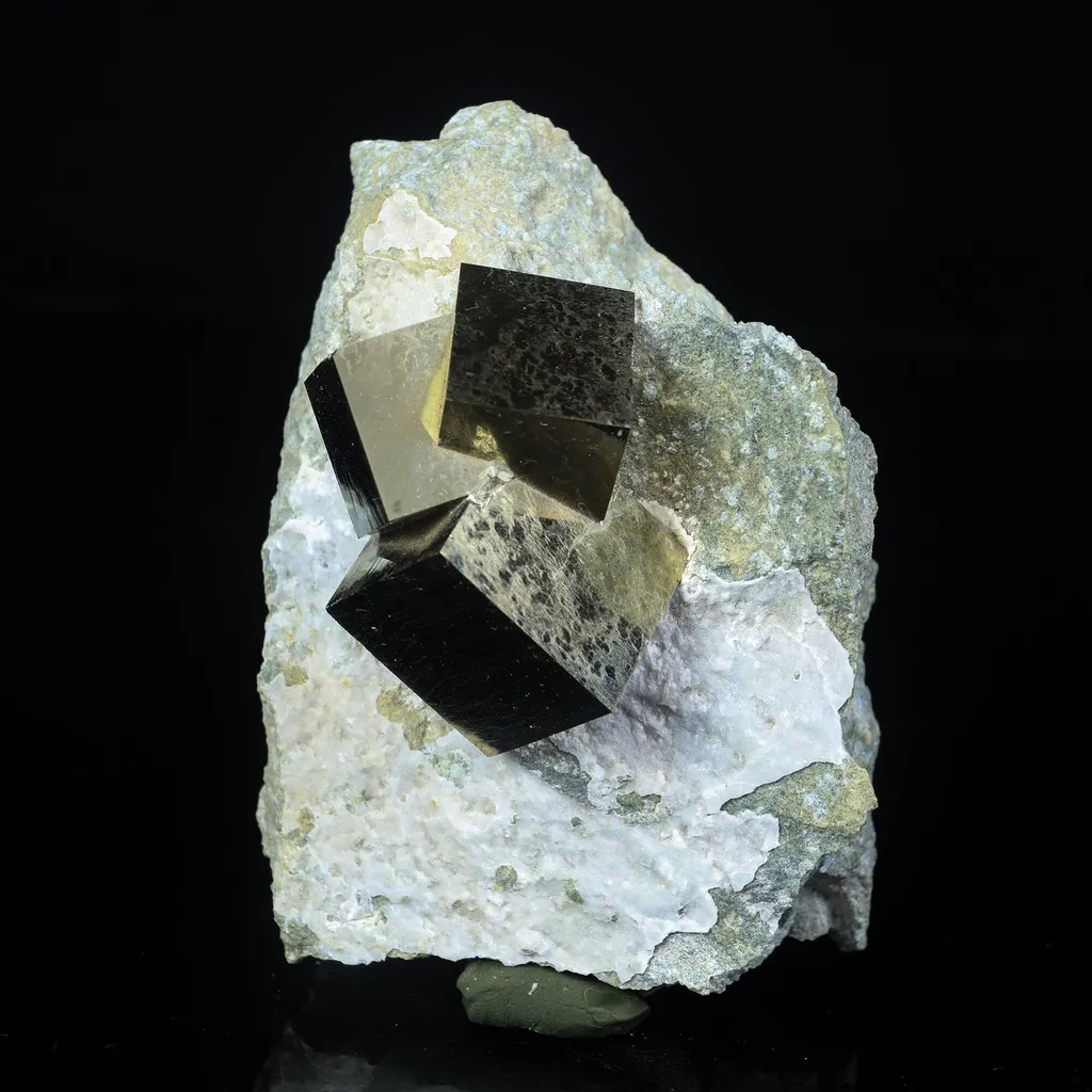 Pyrite Cube from Spain Natural Mineral Specimen image