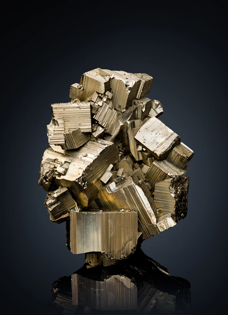 Pyrite from Beryozovsky, Sverdlovsk Oblast, Russia image
