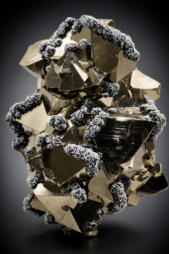 Pyrite from Huanzala Mine, Huanzala, Ancash, Peru image