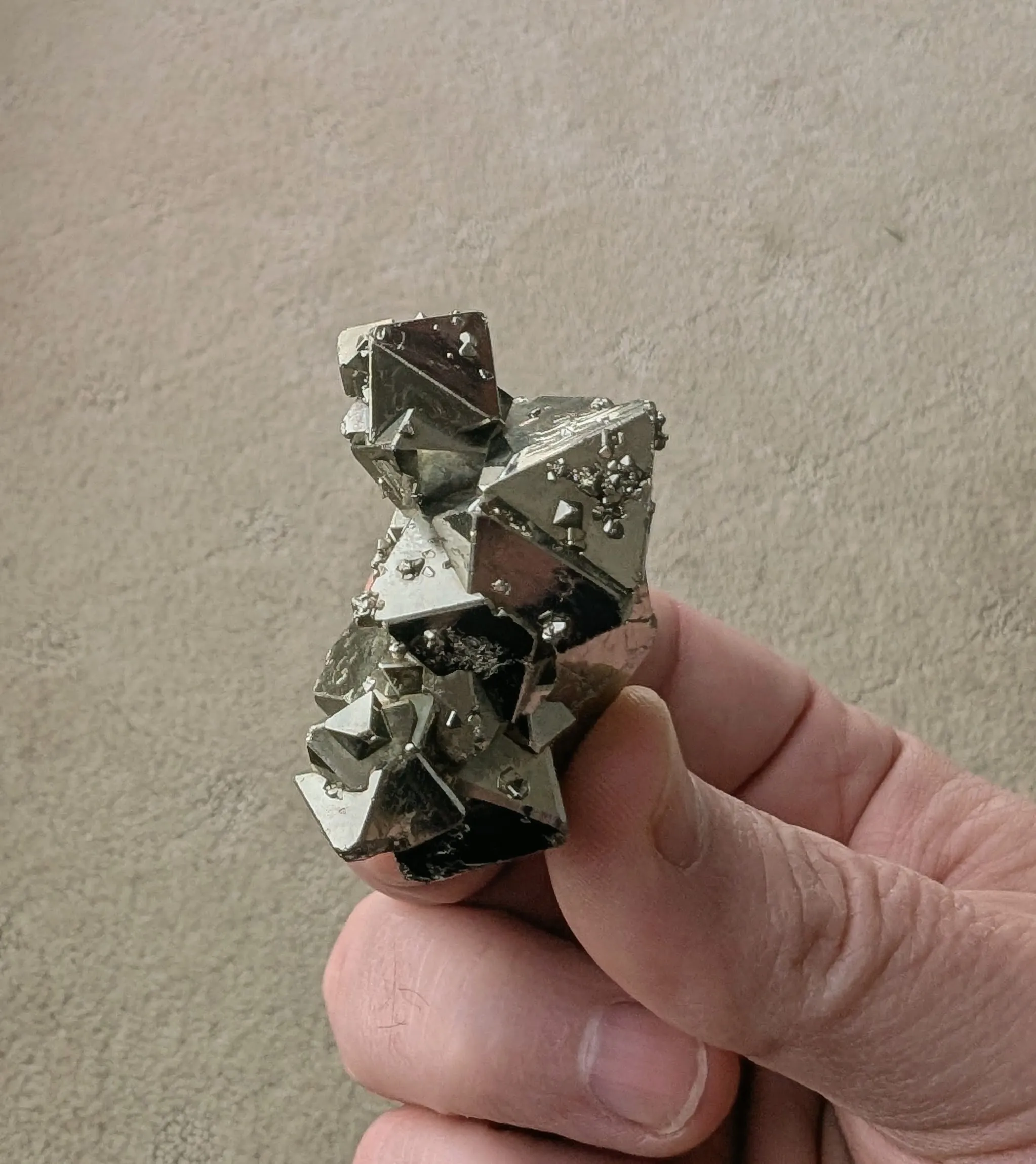 Pyrite from Peru, Ancash, Huanzala, Huanzala Mine - image 1