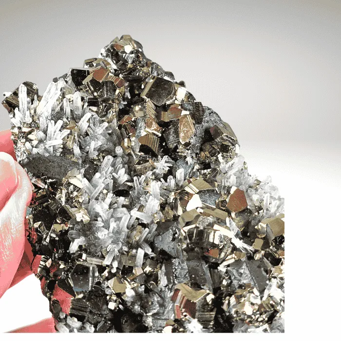 Pyrite from Peru, Pasco, Huayllay District, Huarón mining district, Huarón mine - image 4