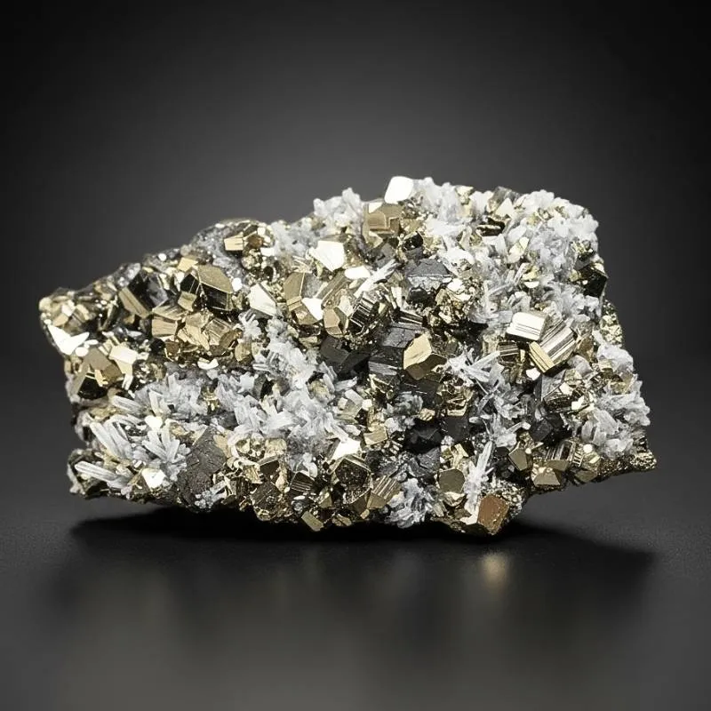 Pyrite from Peru, Pasco, Huayllay District, Huarón mining district, Huarón mine image