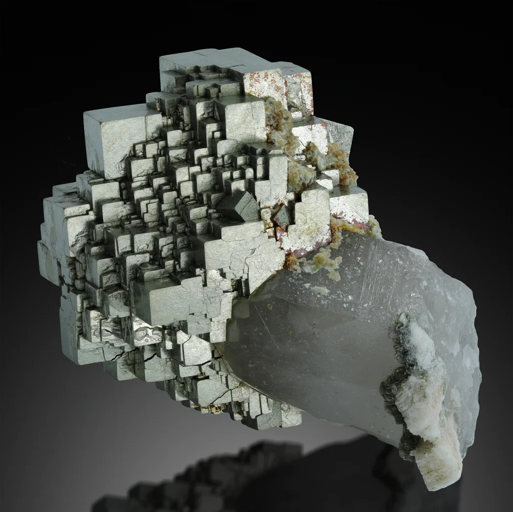 Pyrite from Wushan Spessartine Mine, Tongbei, Yunxiao Co., Fujian, China image