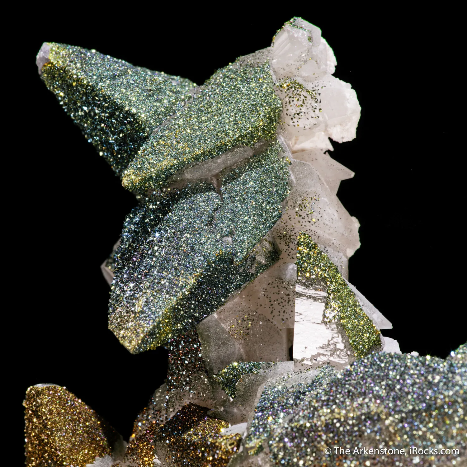 Pyrite in and on Calcite - image 4