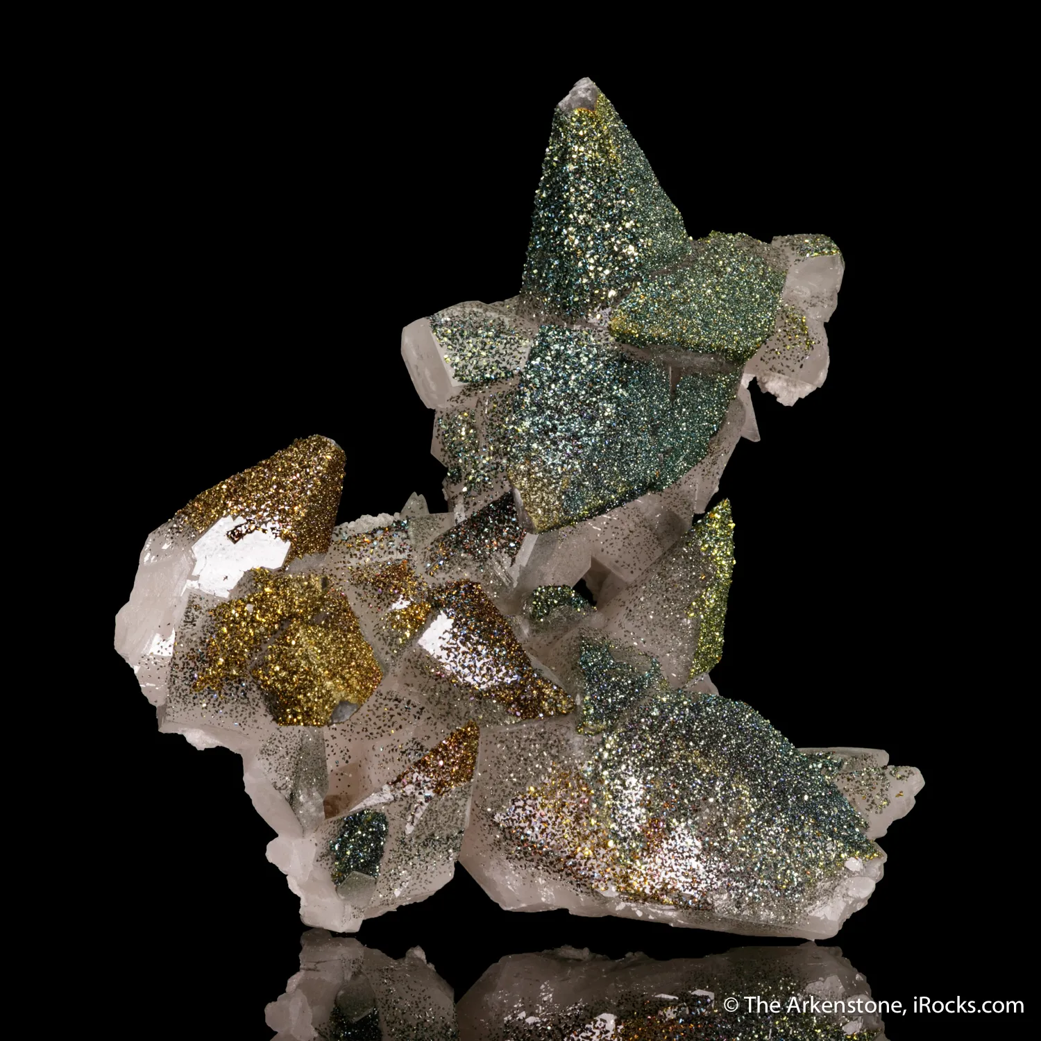 Pyrite in and on Calcite - image 3