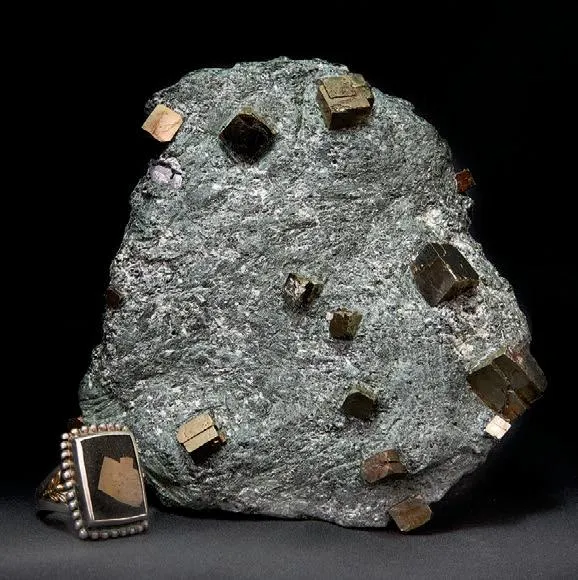 Pyrite in Chlorite schist image