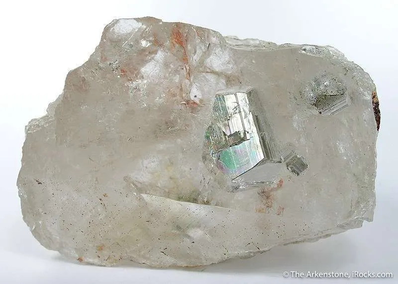 Pyrite Included in Quartz image