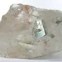 Pyrite Included in Quartz - image 1