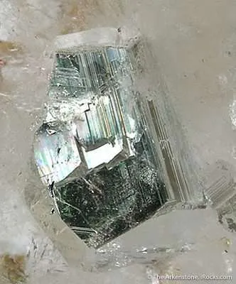Pyrite Included in Quartz - image 2