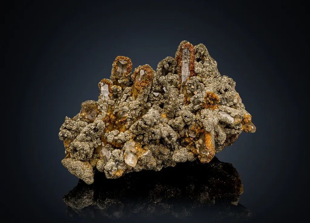 Pyrite on Baryte image