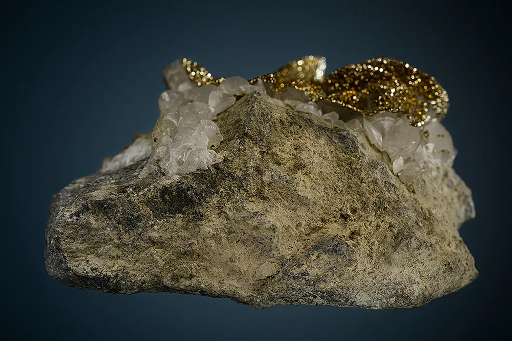Pyrite on Calcite - image 5