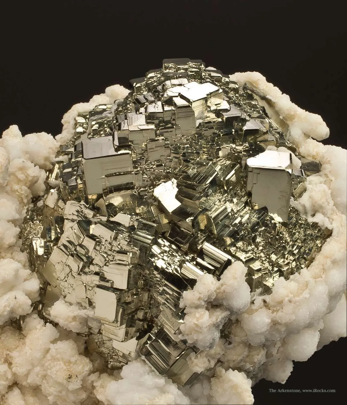 Pyrite on Calcite - image 2