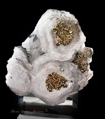 Pyrite on Calcite image