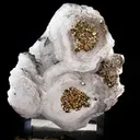 Pyrite on Calcite - image 1
