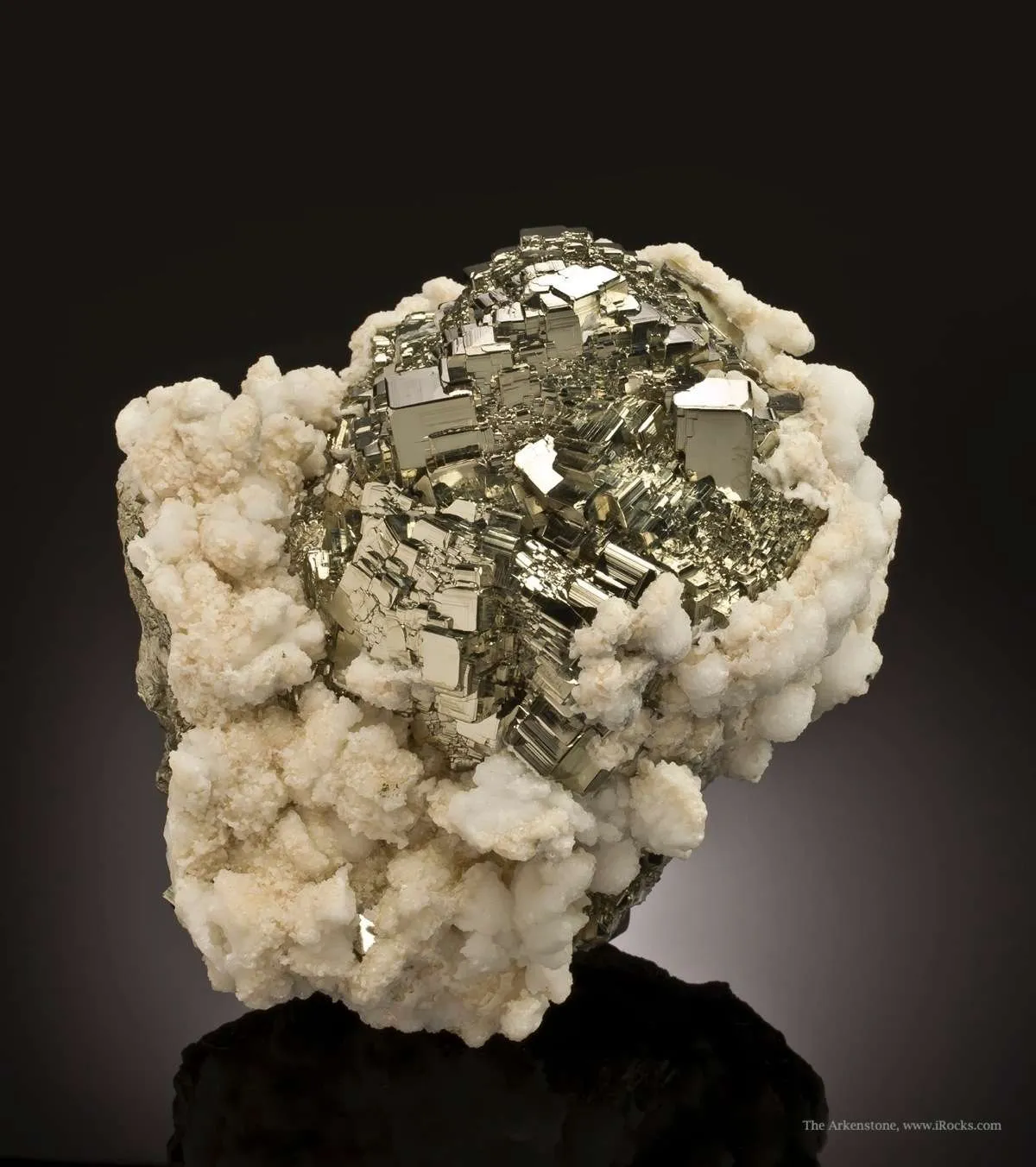 Pyrite on Calcite - image 3