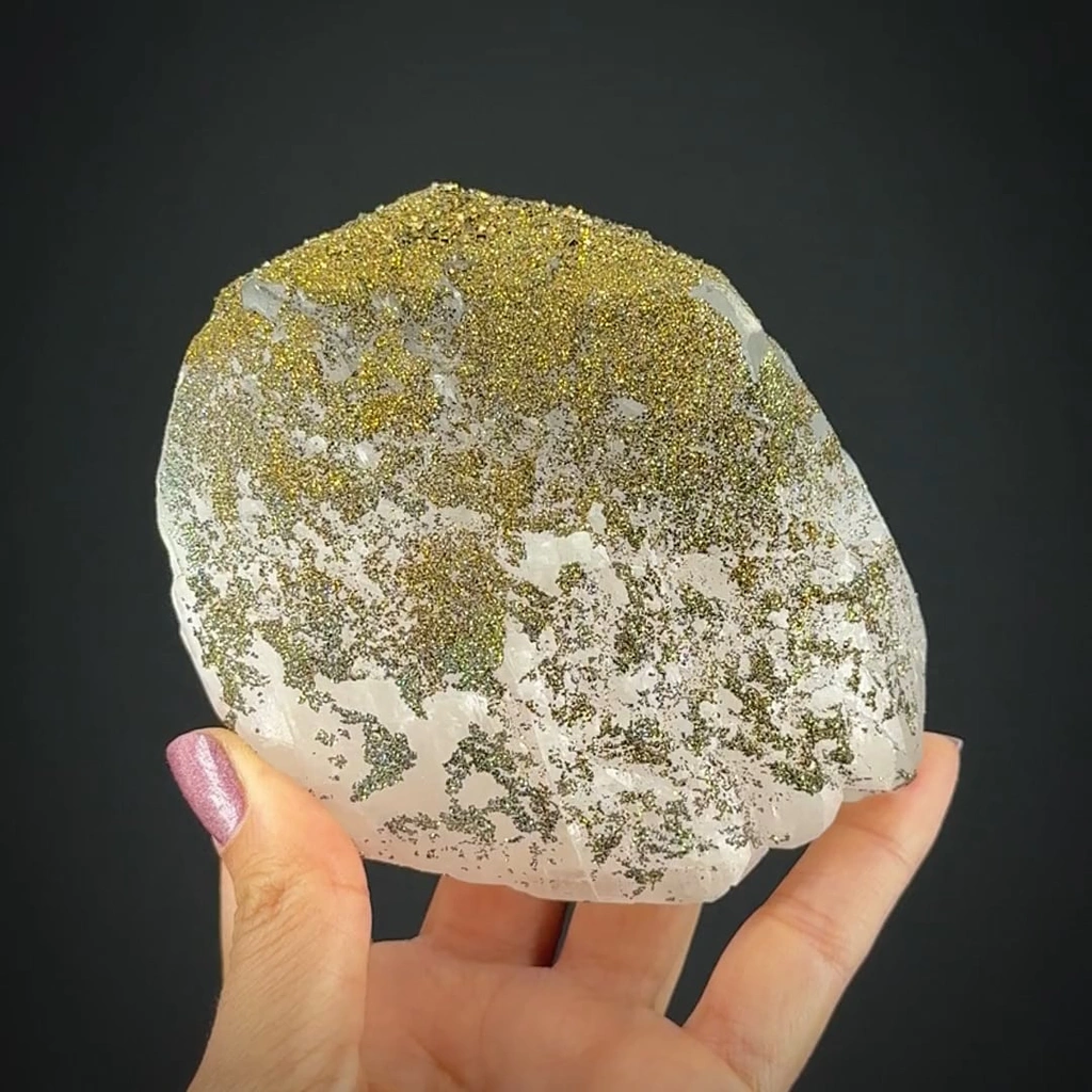 Pyrite on Calcite image