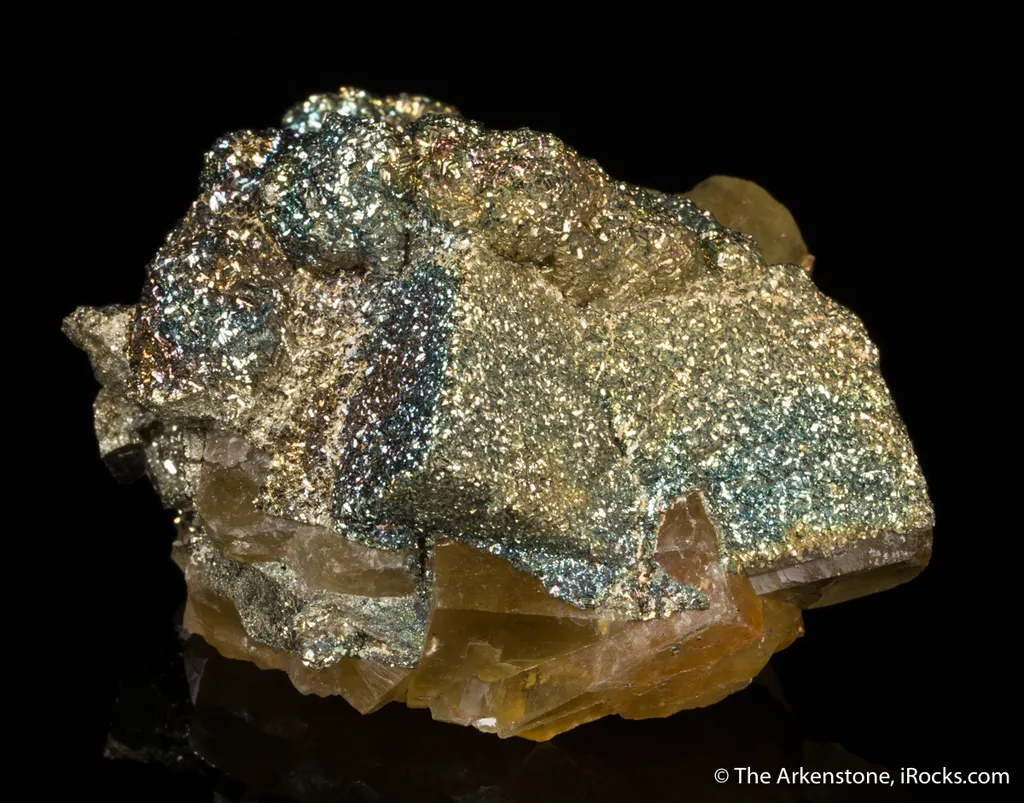 Pyrite on Fluorite - image 5