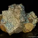 Pyrite on Fluorite - image 1