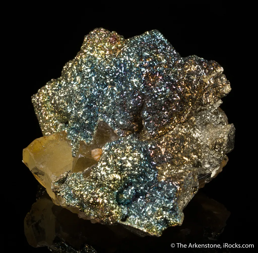 Pyrite on Fluorite - image 3