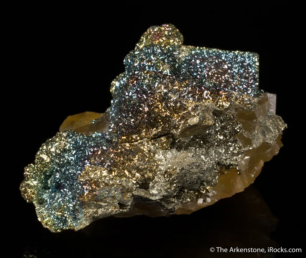 Pyrite on Fluorite - image 4
